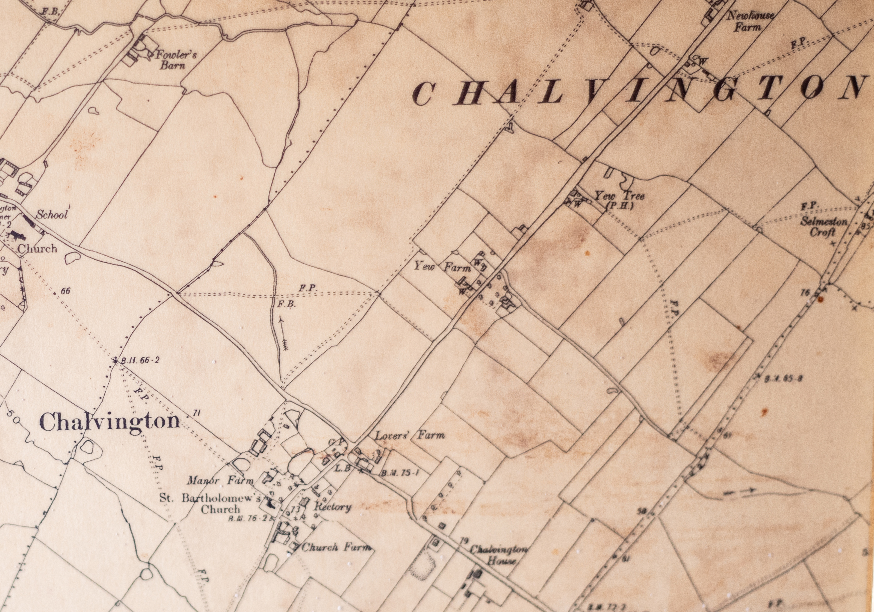 Chalvington historic map