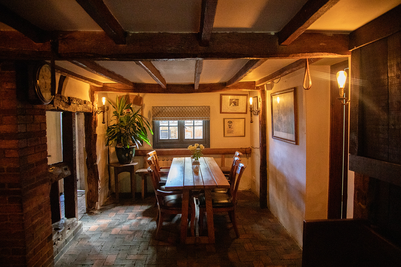 Dining room at The Yew Tree Inn