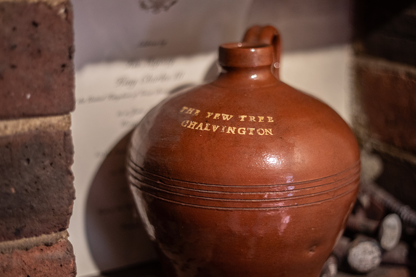 The Yew Tree Chalvington jug