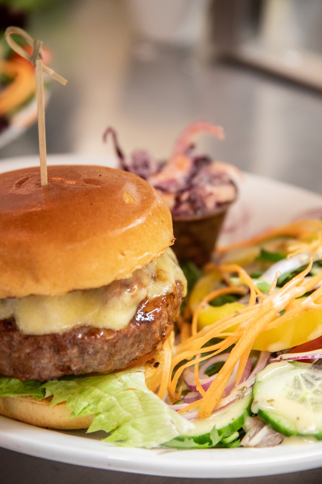 Burger at The Yew Tree Inn