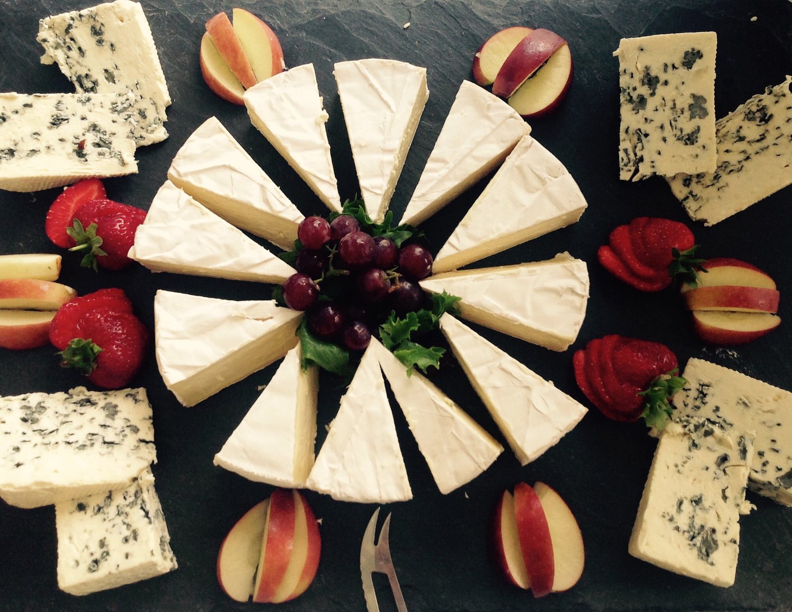 Cheese board at The Yew Tree Inn